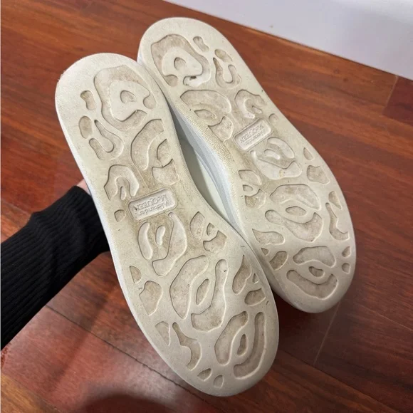 Alexander McQueen White and Navy Women's Oversized Sneaker missing insoles - Picture 5 of 11